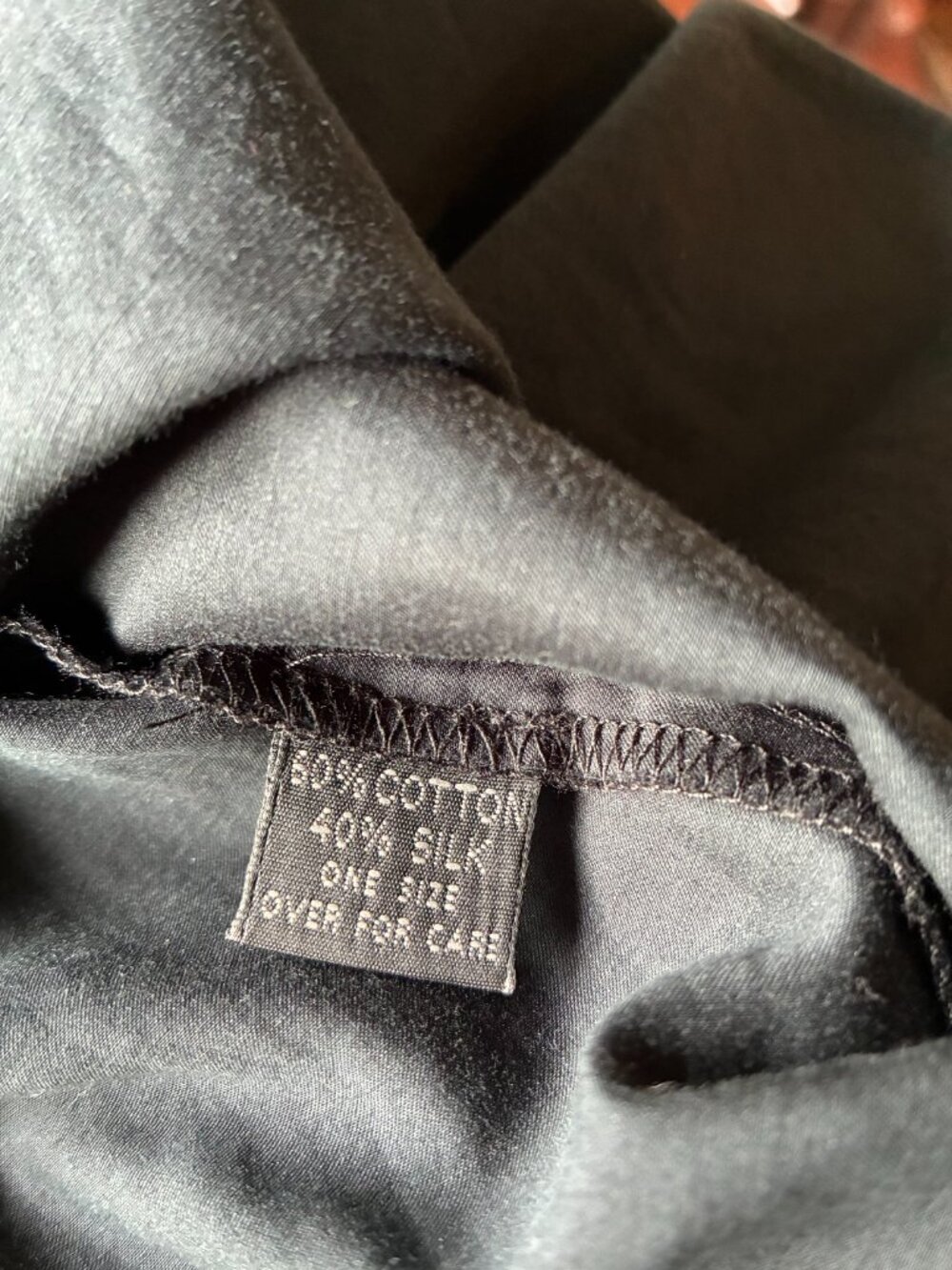 Krista Larson Black Cotton Silk Weekender Shirt - Picture 6 of 6